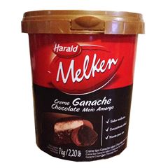 GANACHE MEIO AMARGO HARALD 1KG 