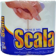 PAPEL TOALHA SCALA C/2 ROLOS