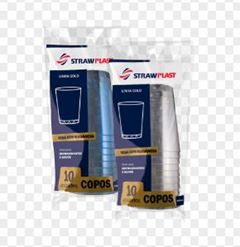 COPO CPS0200 ACRI STRAW 10UN 200ML