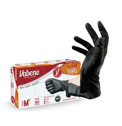 LUVA FLEX MED PRETA VABENE 100UN