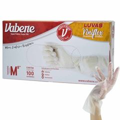 LUVA FLEX MED TRANS VABENE 100UN
