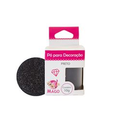 GLITTER P/ DECORACAO PRETO MAGO 10G