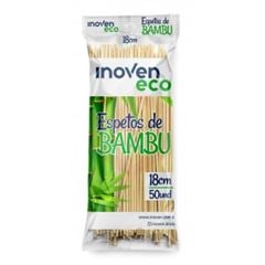 ESPETOS DE BAMBU INOVEM 18CM 50UN