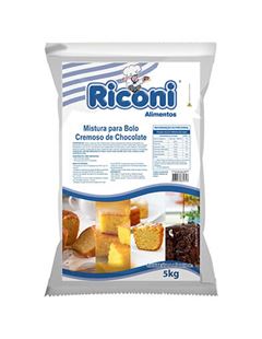 MIST BOLO CREMOSO RICONI CHOCOLATE 5KG