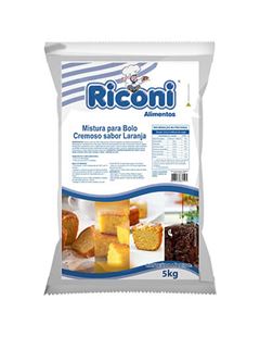 MIST BOLO CREMOSO RICONI LARANJA 5KG