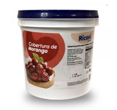 COBERTURA RICONI DE MORANGO 4KG