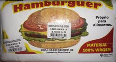 SACO HAMBURGUER 18X18 PORTEPLAST100UN