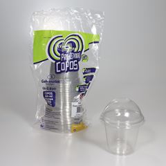 G830 SF COPO PET C/ TAMPA BOL 300ML 10UN