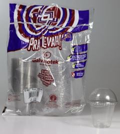 G687 SF COPO PET C/ TAMPA BOL 180ML 25UN