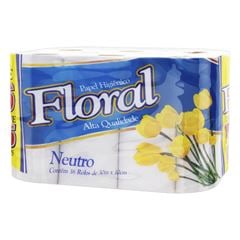 PAPEL HIG FLORAL 30MT NEUTRO 16UN