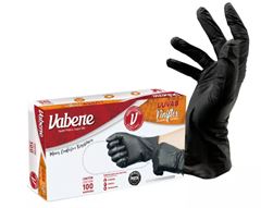 LUVA FLEX PEQ PRETA VABENE 100UN