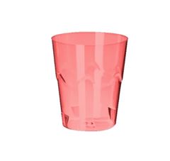 COPO MINI DOCE STRAW VERM NEON 10UN 25ML