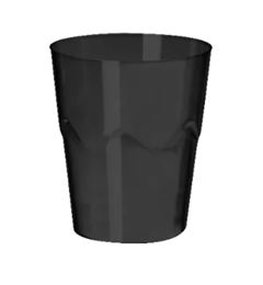 COPO BRIGADEIRO STRAW PRETO 10UN 50ML