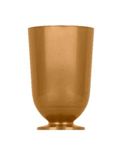 TACA LICOR STRAW DOURADA 50ML 10UN
