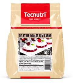 GELATINA S/ SABOR TECNUTRI 500G