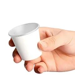 COPO PAPEL BCO 30ML SILVER PLAST 40UN