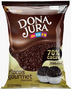 FLOCOS GOURMET 70% CACAU 500G