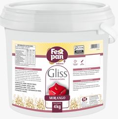 GLISS BRILHO FESTPAN MORANGO 4KG