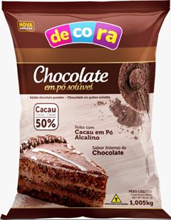 CHOCOLATE PO 50% SOLUV DONA JURA 1,005KG