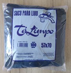 SACO DE LIXO 60 LT 0,3 100UN