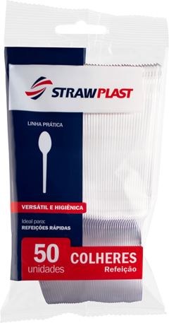 COLHER REF LEVE CSC603 CRIS STRAW 50UN