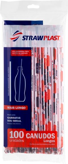 CANUDO CS316 5MM SAC LONGO STRAW 100UN