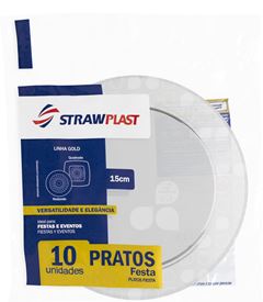 PRATO ACRI RED PR15 RASO STRAW 10UN