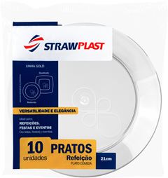 PRATO ACRI RED PR21 RASO STRAW 10UN