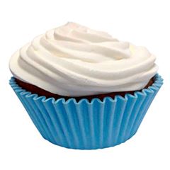 FORMA CUPCAKE MAGO LIS. 45UN AZUL BEBE