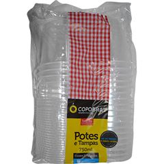 KIT POTE PP 750ML COPOBRAS 25UN